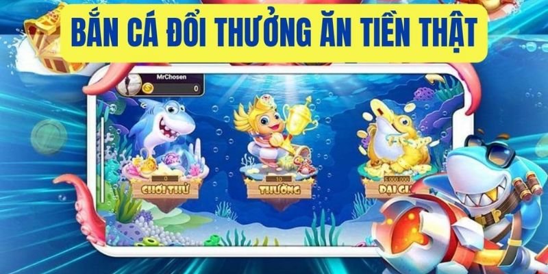 Bắn cá đổi thưởng ăn tiền sở hữu cách chơi đơn giản